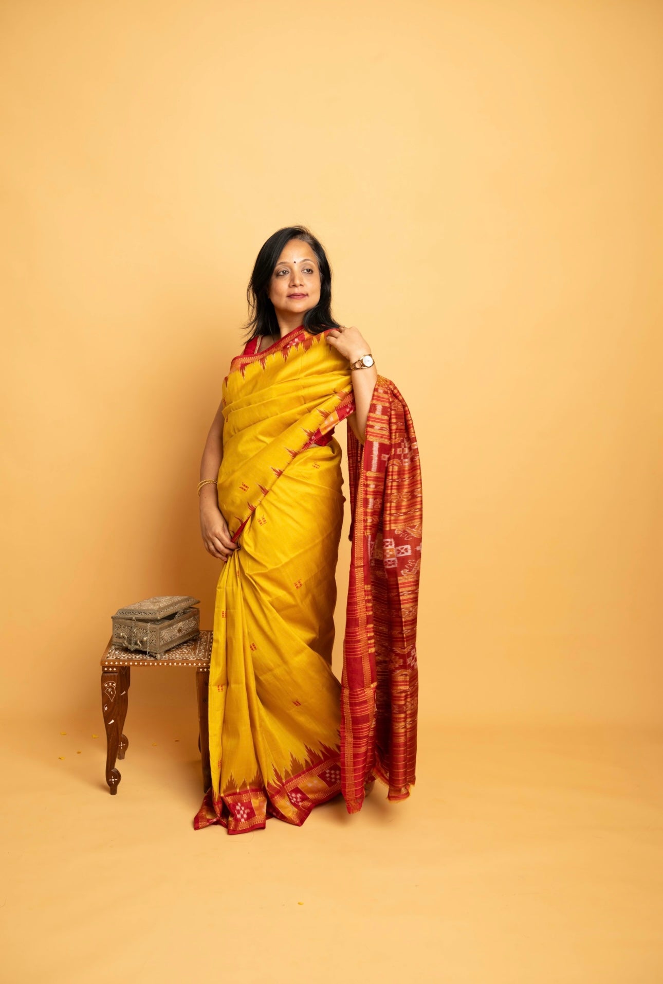 Anwesha: Sambalpuri Ikkat silk saree