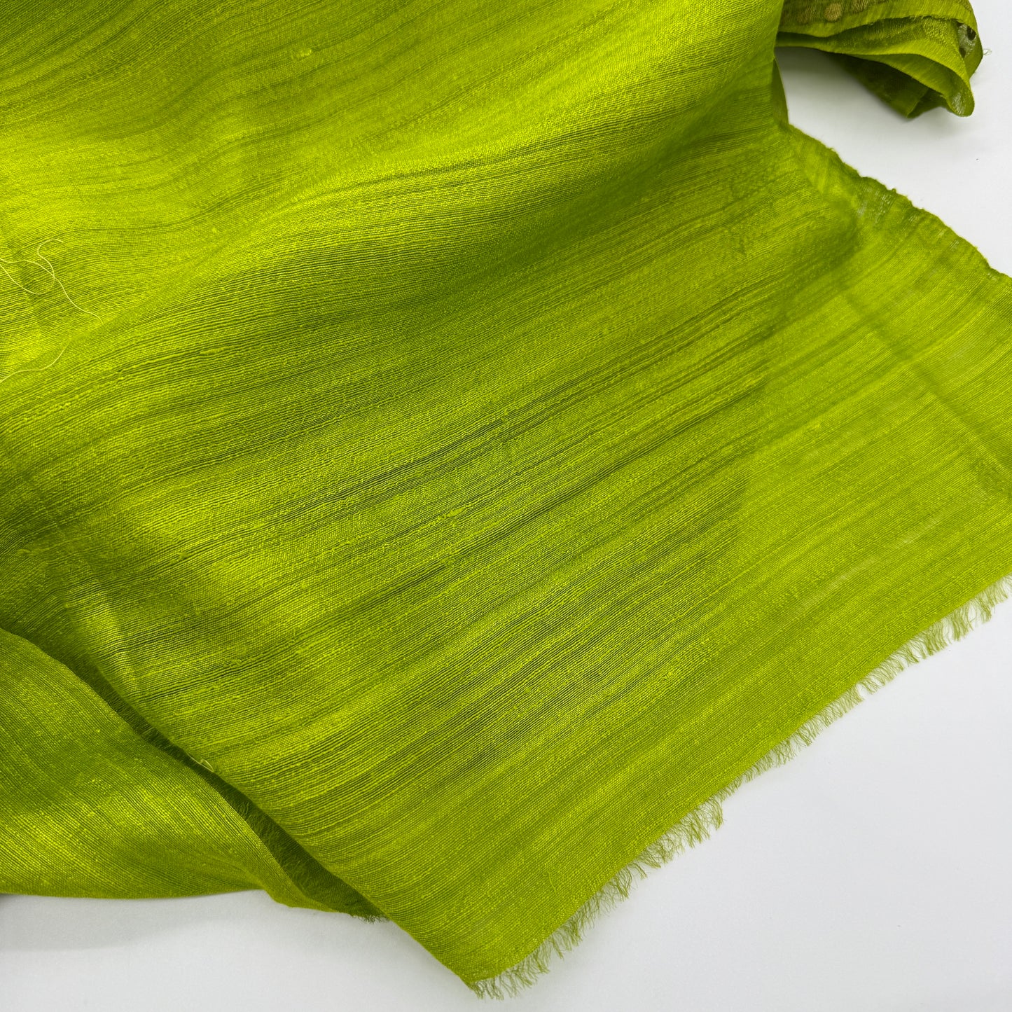 Haritala: Green Tussar Silk Saree with Sequins
