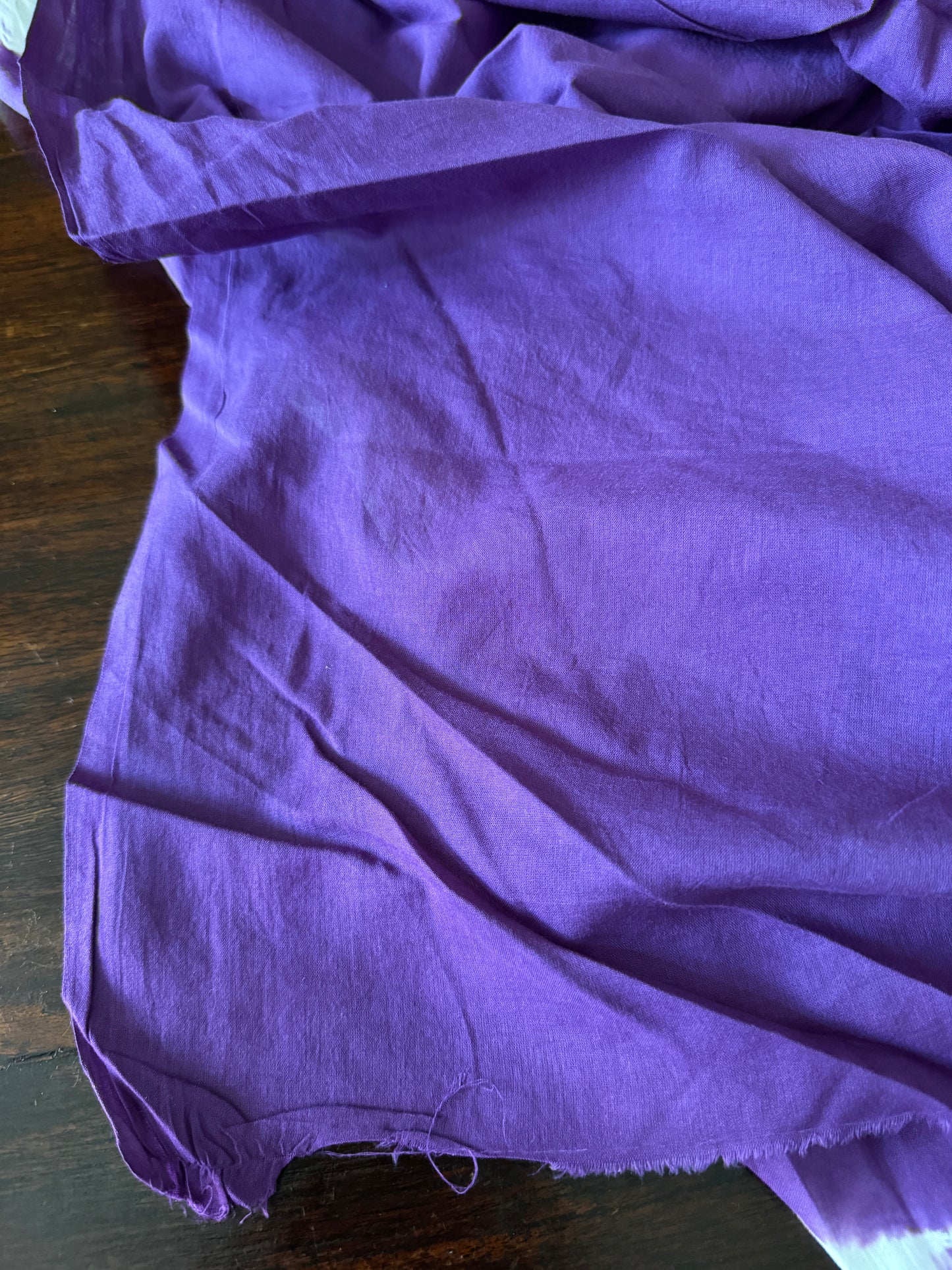 Koyel: Purple Cotton Bandhni Saree