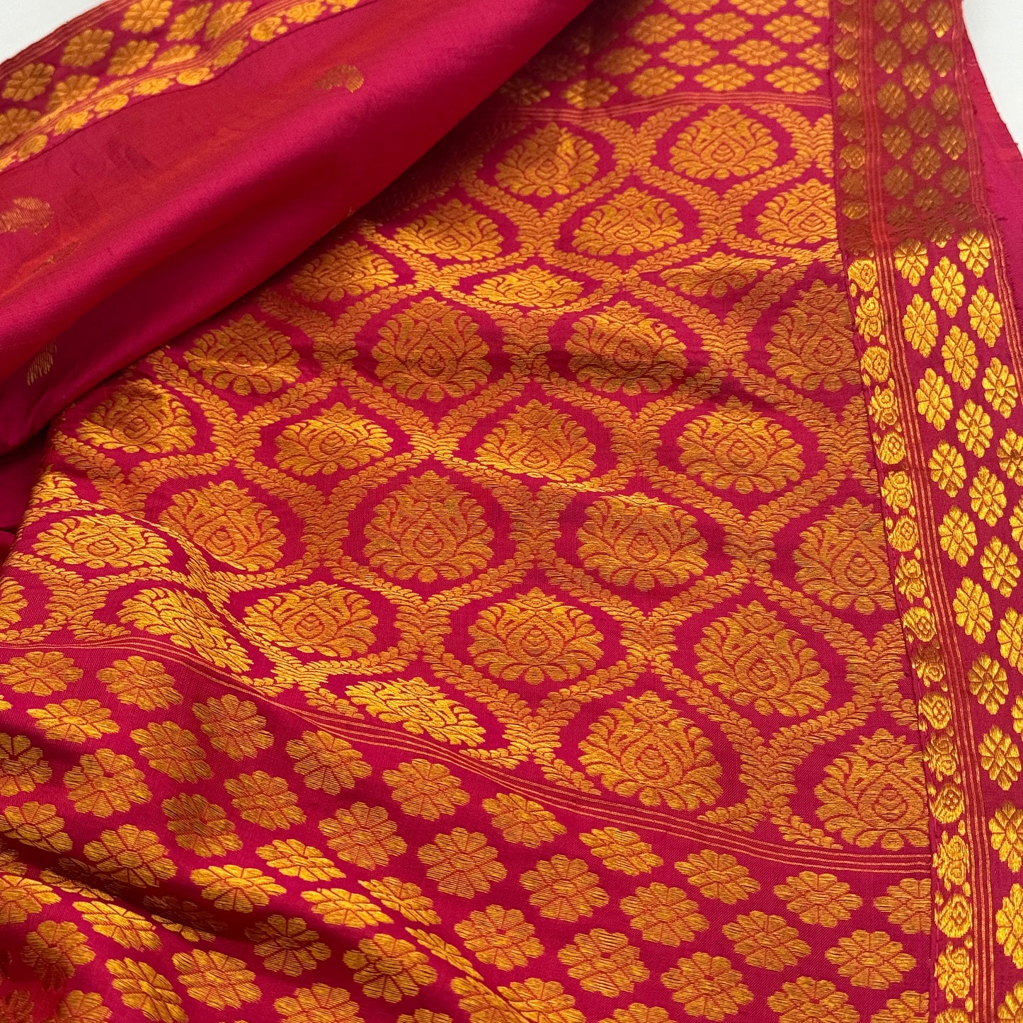 Monica: Pink Paat Silk Saree