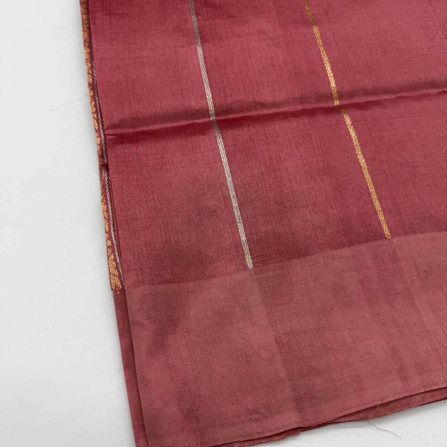 Gulnaar Blush: Pink Banarasi Katan Silk Saree