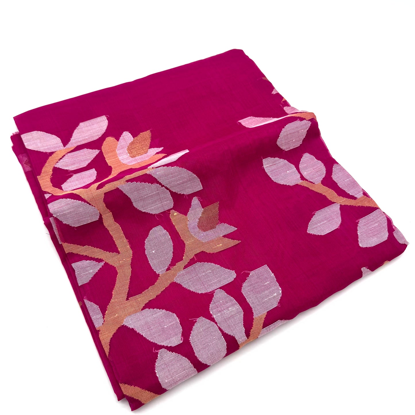 PINK MUSLIN JAMDANI SAREE