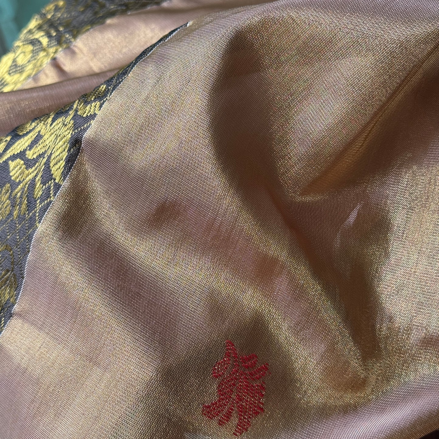 Swarnakatha: Gold Tissue Baluchari Saree