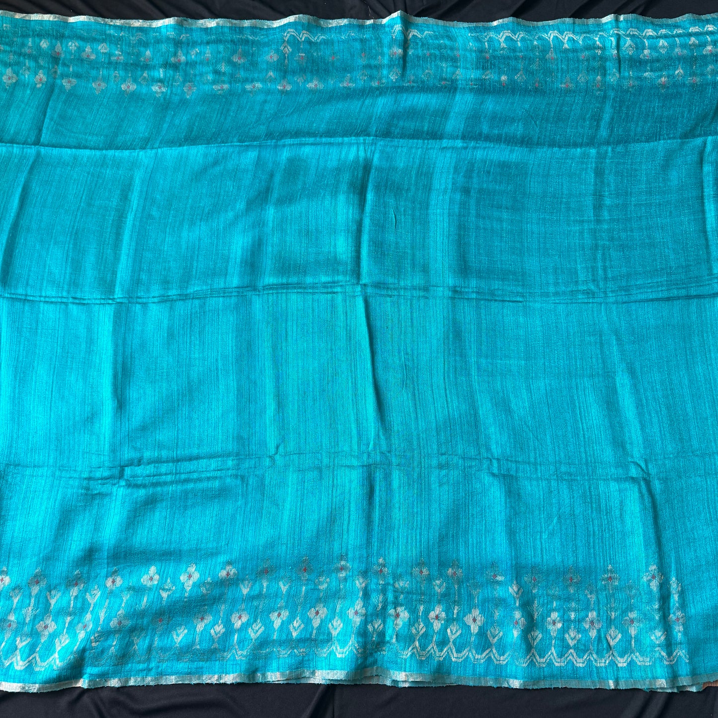 Neelanjana: Blue Handwoven Matka Silk Saree