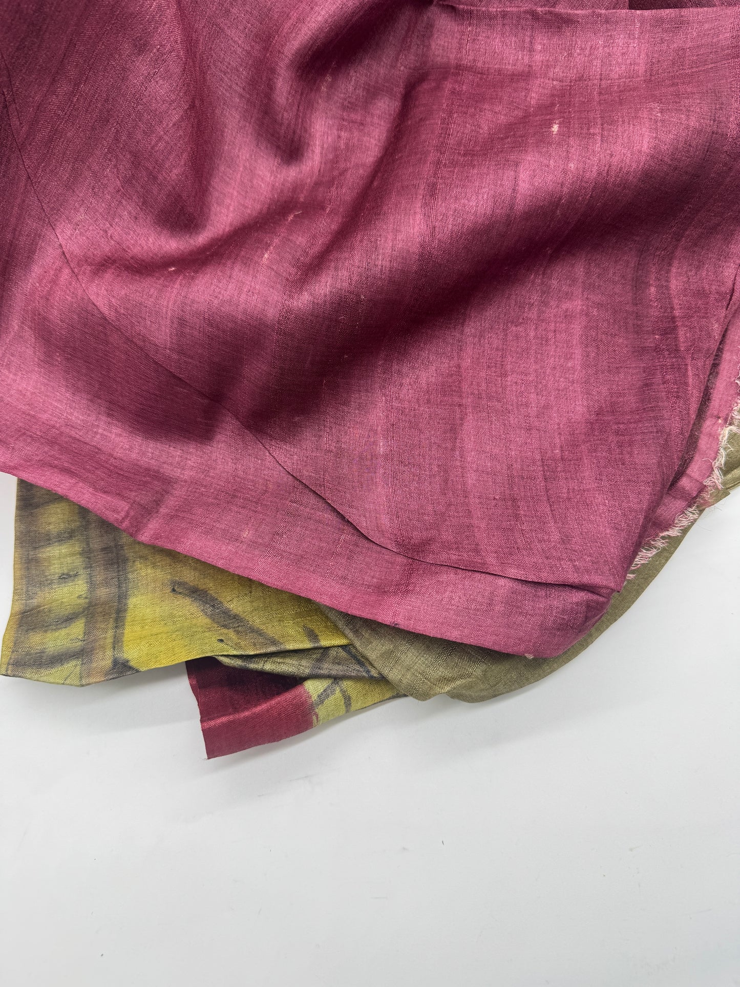 Tanjore: Handpainted Tussar Silk Saree