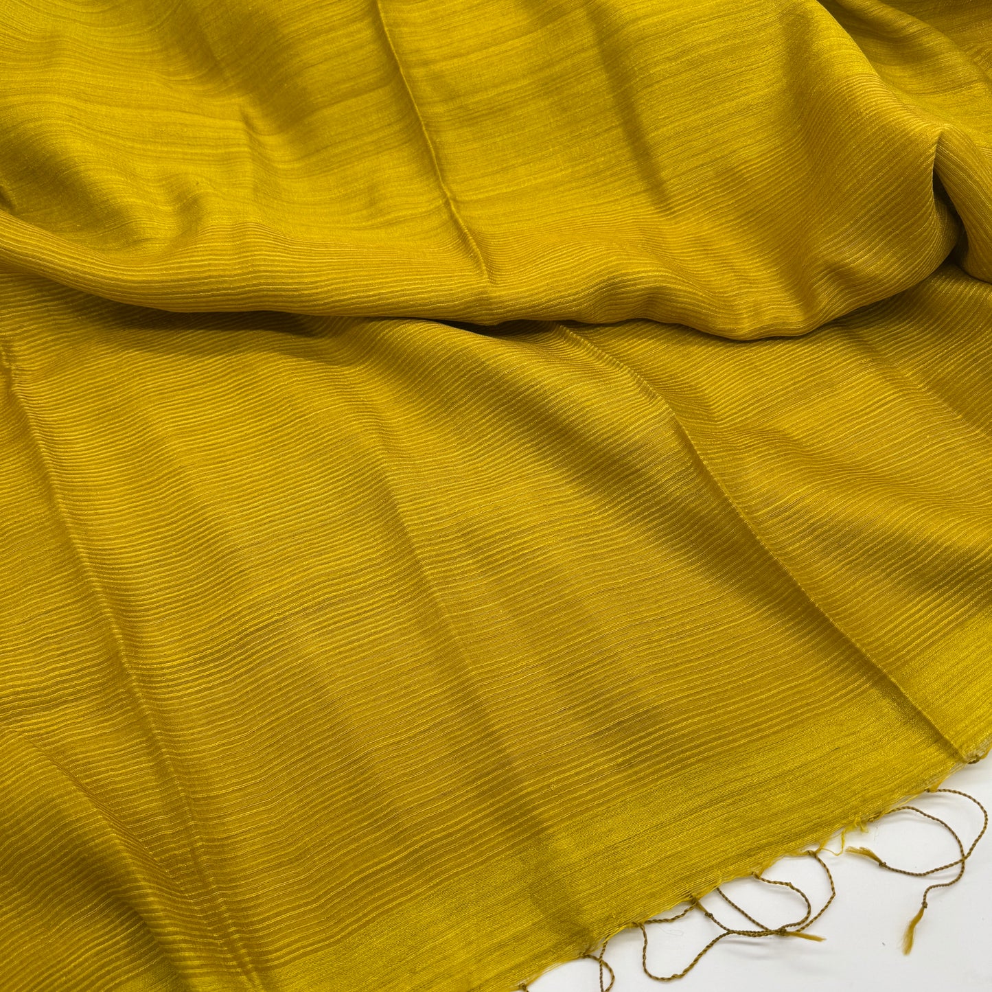 Hemlata: Yellow Matka Silk Saree