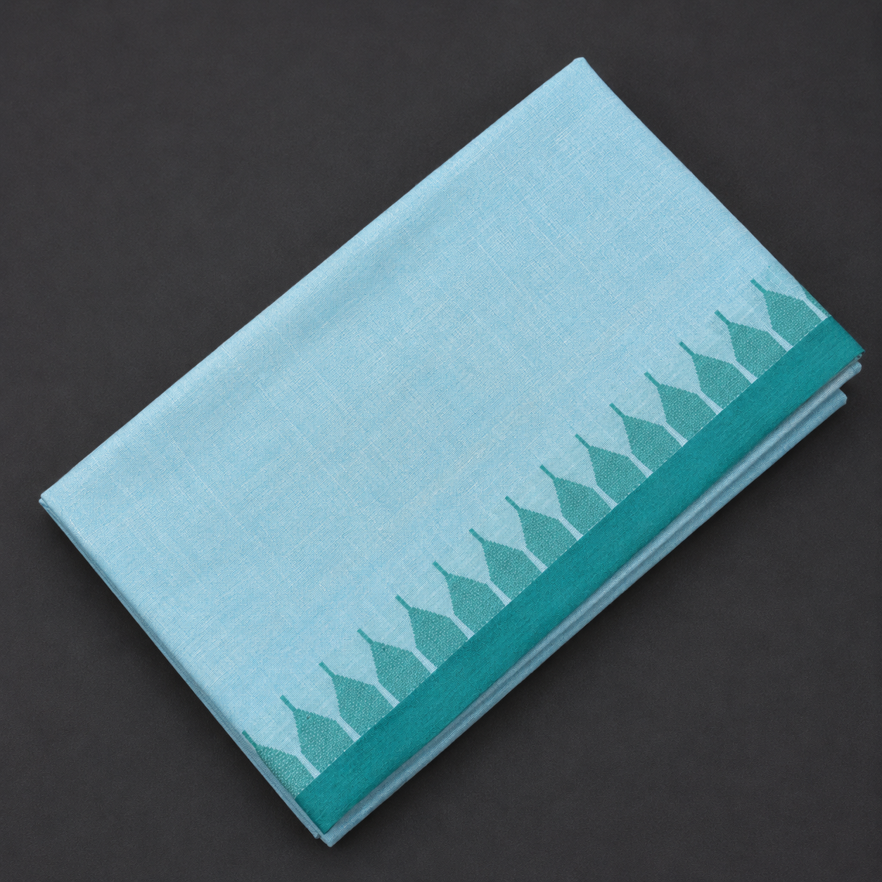 Thoibi: Blue Manipuri Handloom Cotton Saree