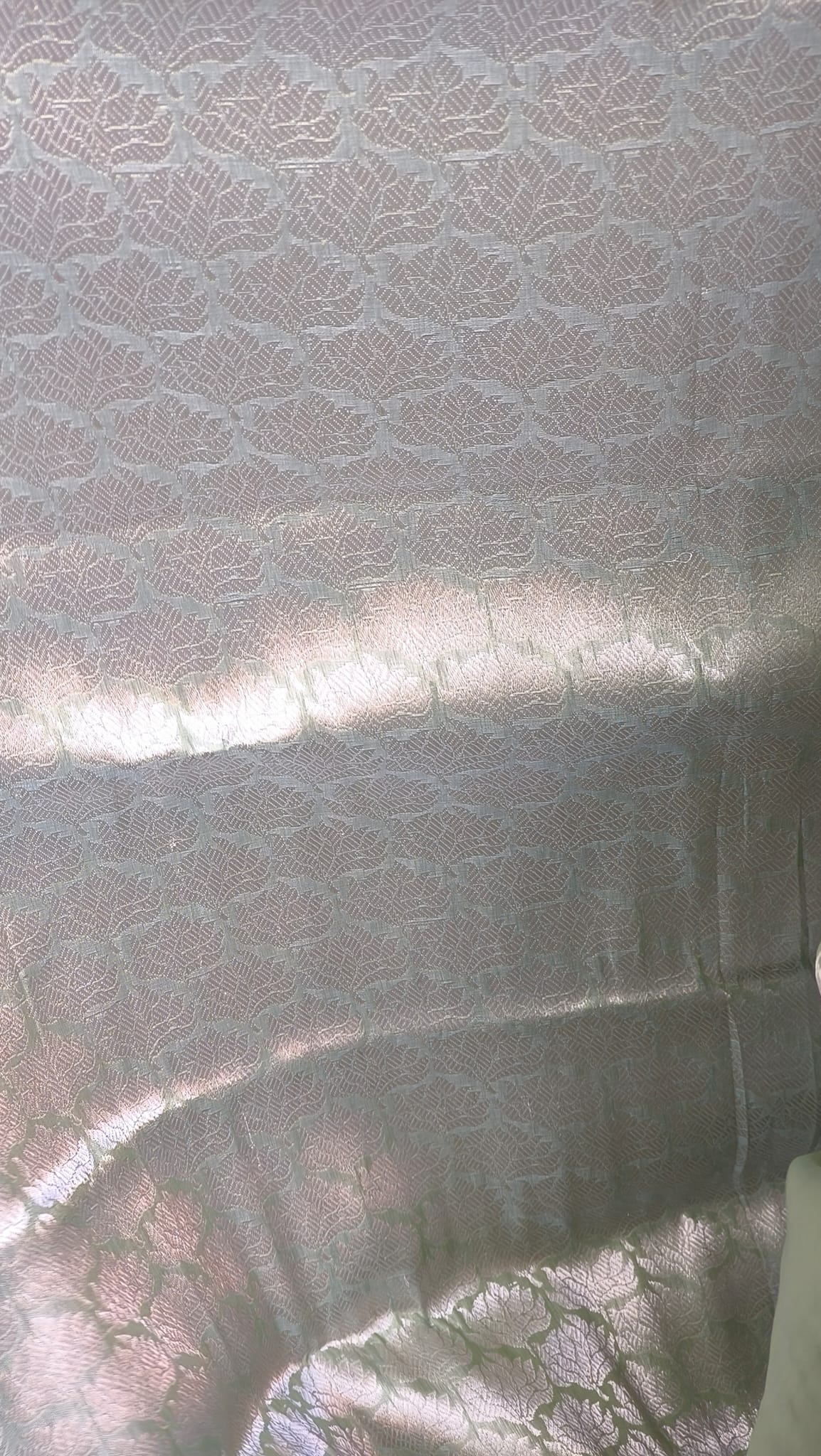 Labonya: Green Banarasi Katan Silk Saree