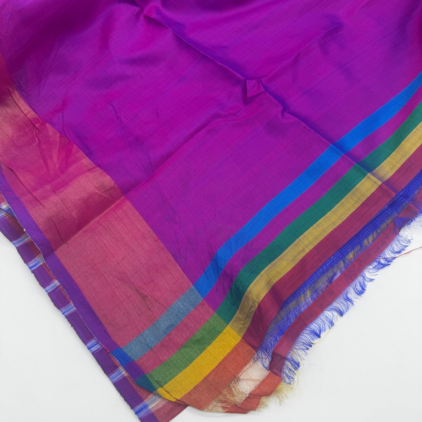 Cobalt Dream: Blue Sambalpuri Ikkat Silk Saree