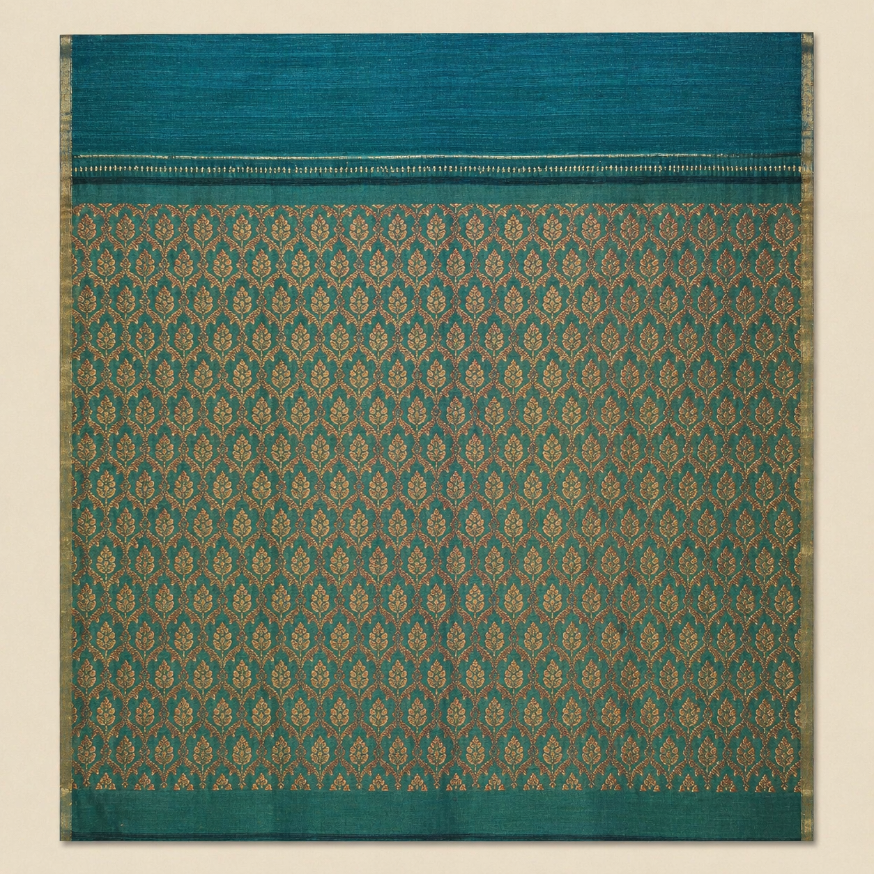 Neelambari: Blue Handwoven Silk Banarasi Saree