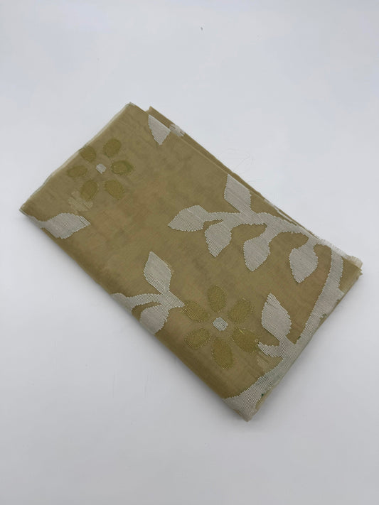 BEIGE MUSLIN JAMDANI SAREE