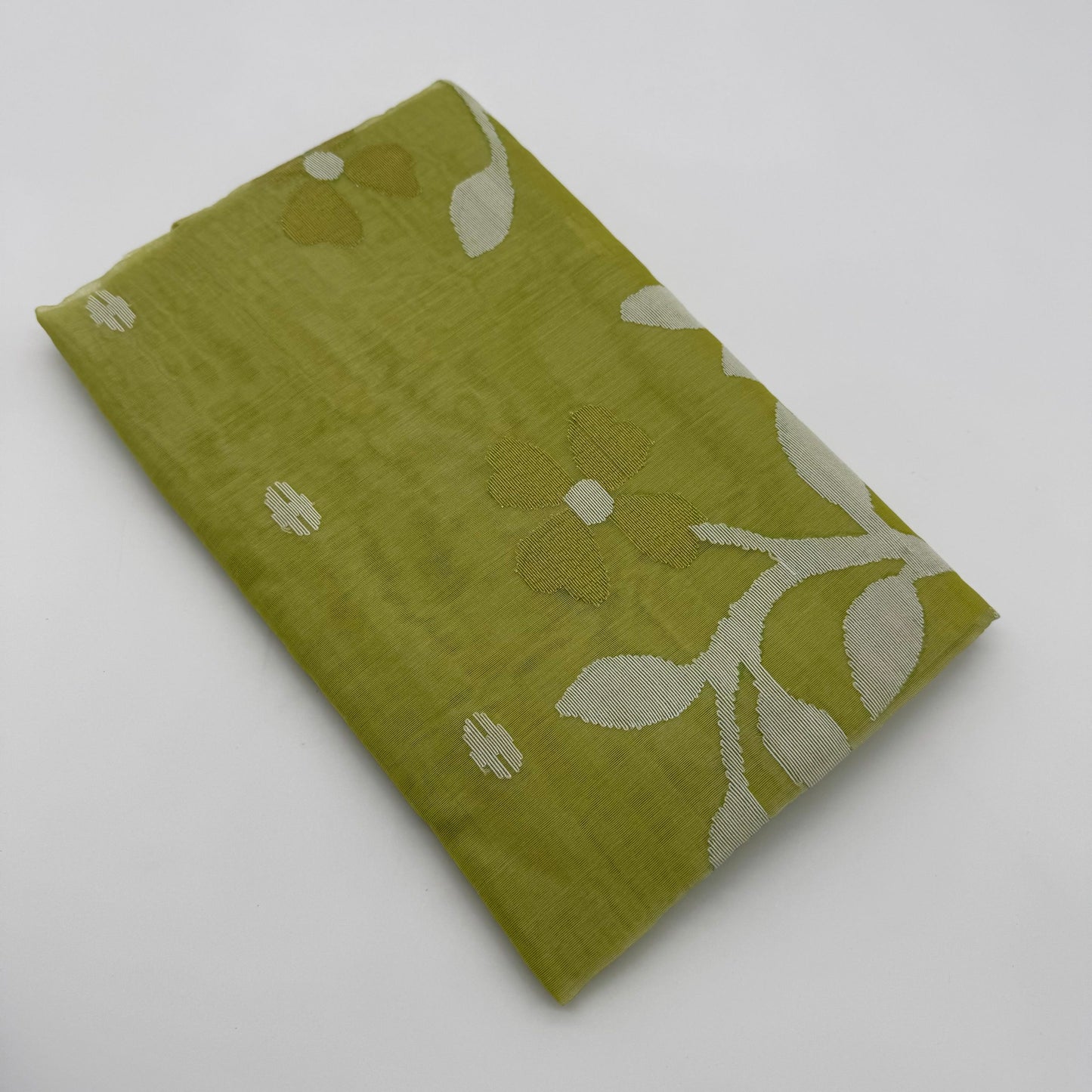 GREEN MUSLIN JAMDANI SAREE