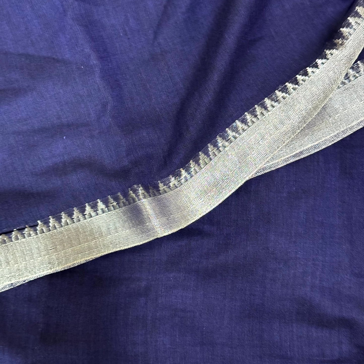 BLUE MUL COTTON SAREE