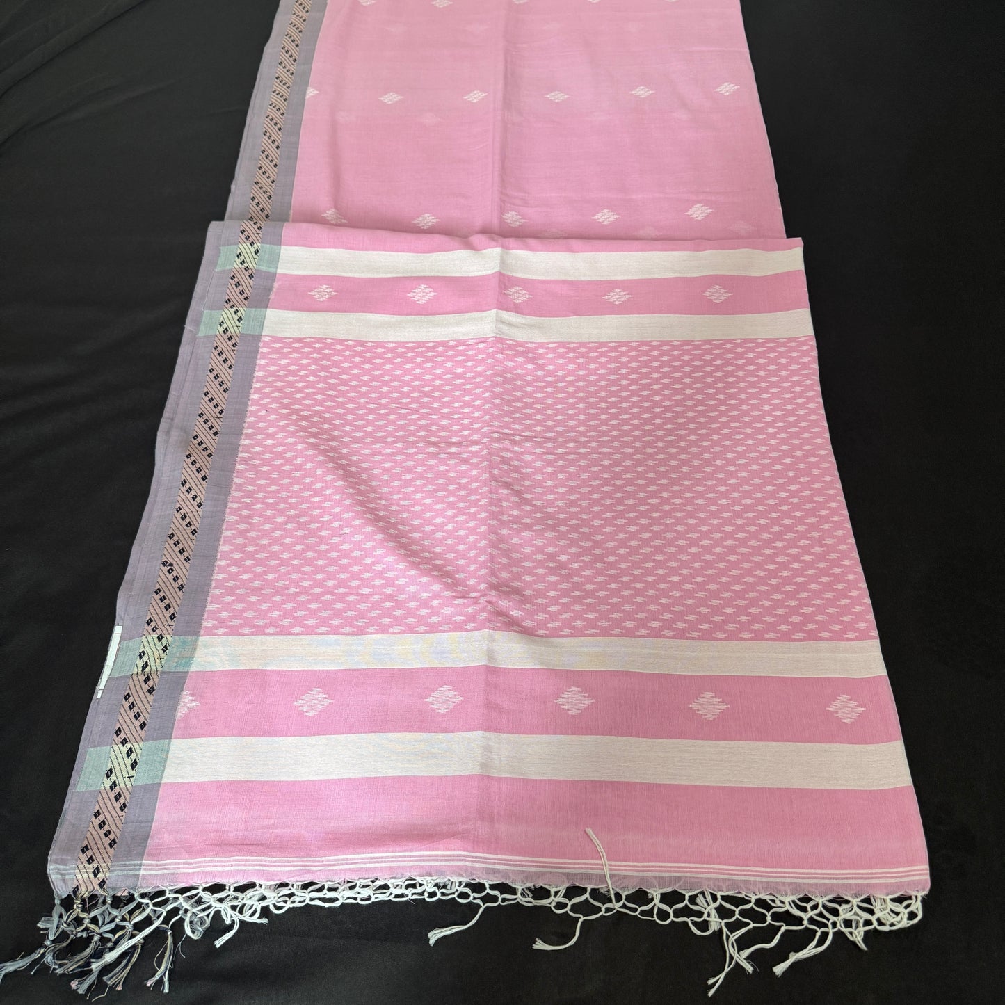 Golapi - Pink Assam Handloom Cotton Saree