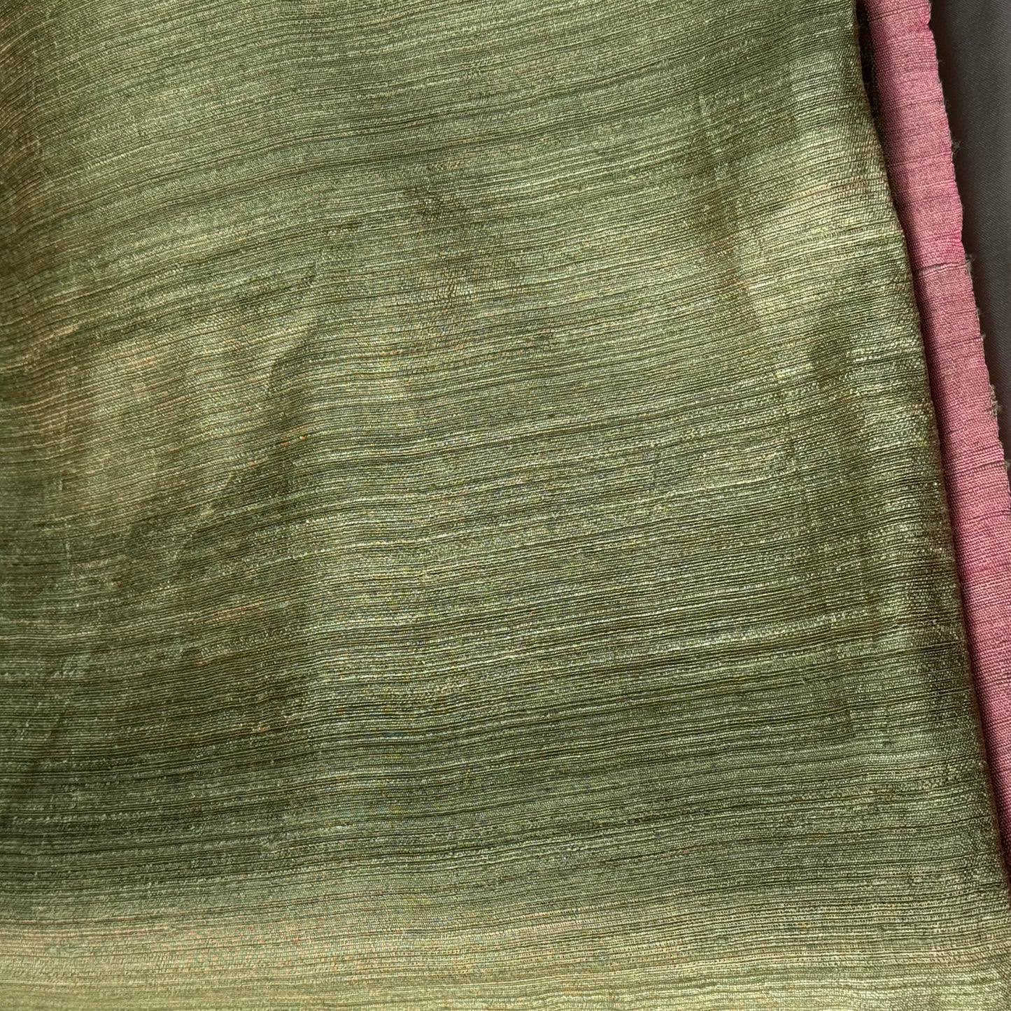 Aarohi: Green Handwoven Matka Silk Saree with Sequins