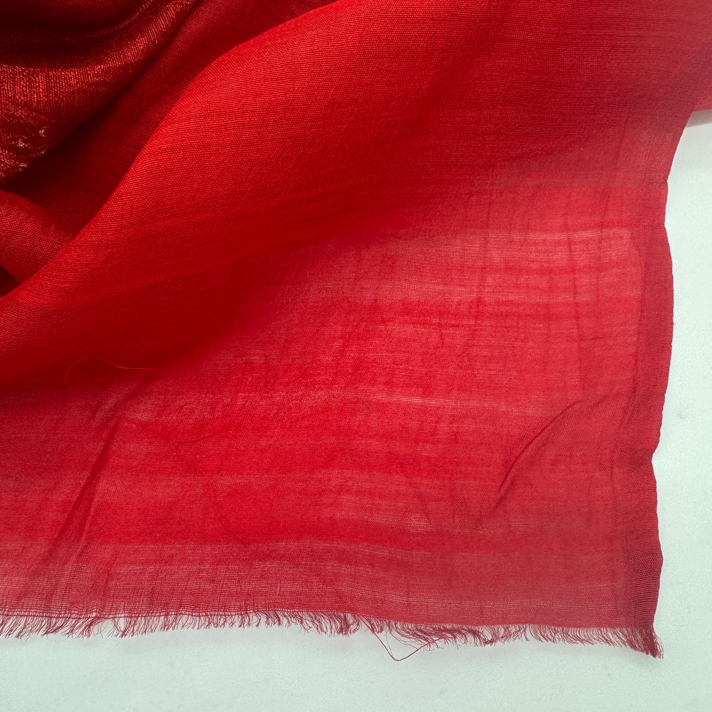 Rudrapriya: Red Matka Silk Saree with Shibori Dye and Sequins